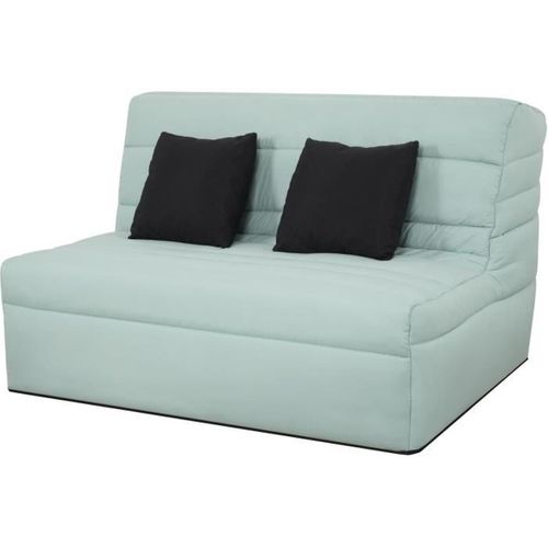 Reveur Banquette BZ 2 Places Convertible, Matelas Slyde 188x138 Cm - Vert