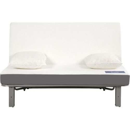 Reveur Banquette BZ 2 Places Convertible, Matelas Slyde 188x138 Cm - Vert