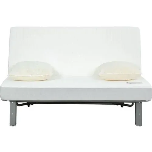 Banquette BZ 3 Places Gris Avec Matelas Mousse 13 Cm Et Couchage Quotidien