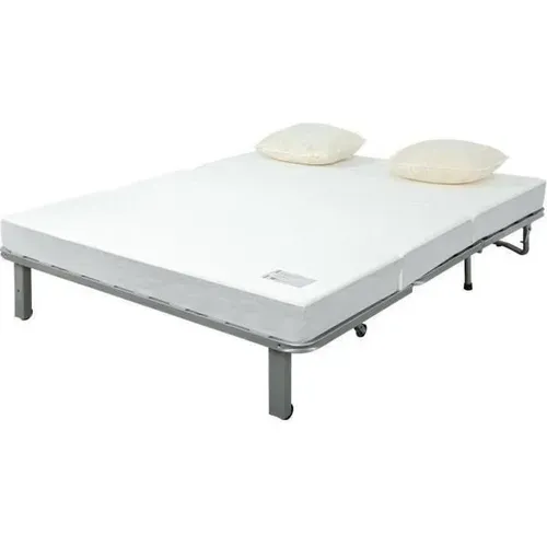 Banquette BZ 3 Places Gris Avec Matelas Mousse 13 Cm Et Couchage Quotidien