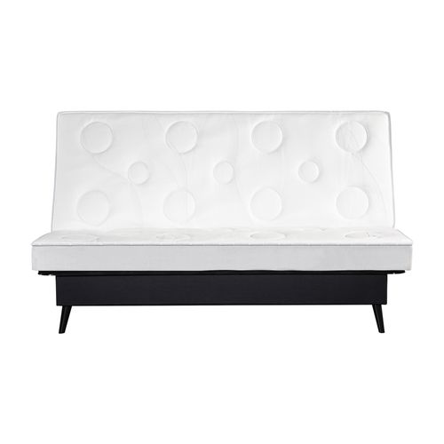 Banquette-lit clic-clac DOUCEUR tissu chenillé anthracite vue de derrière