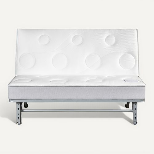 Banquette-lit BZ DOUCEUR tissu velours charbon vue de derrière