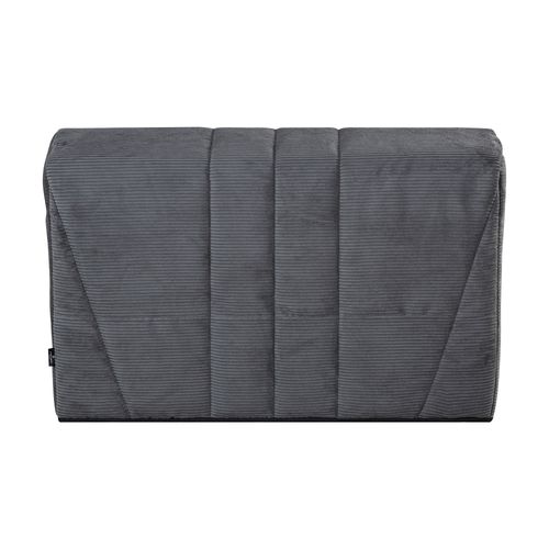 Banquette-lit BZ XL DOUCEUR tissu velours charbon vue de derrière