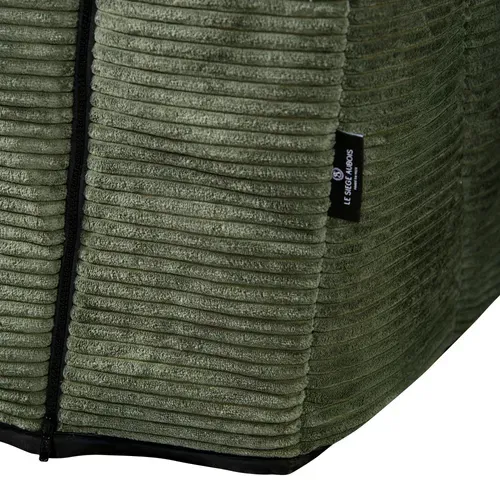 Banquette-lit BZ CARESSE tissu velours vert