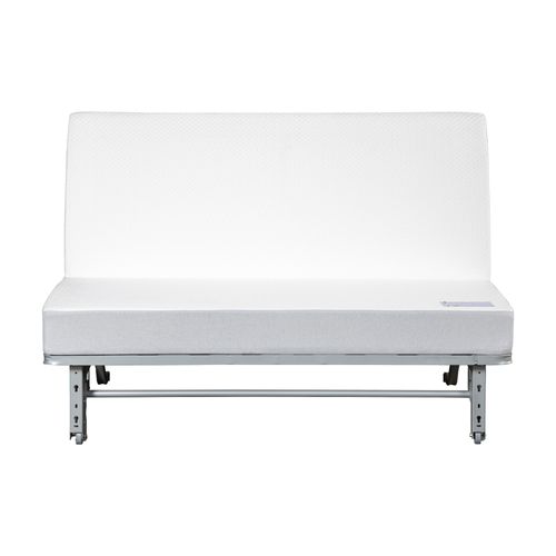 Banquette-lit BZ CARESSE tissu velours charbon vue de derrière