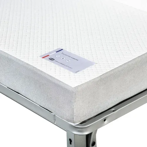 Banquette-lit BZ CARESSE tissu chenillé terracotta vue détaillée