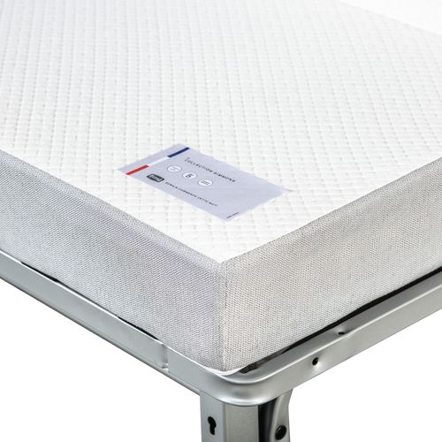 Banquette-lit BZ CARESSE tissu chenillé anthracite vue détaillée