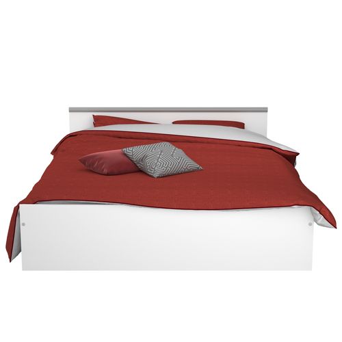 Lit 140x190 cm NASHVILLE blanc