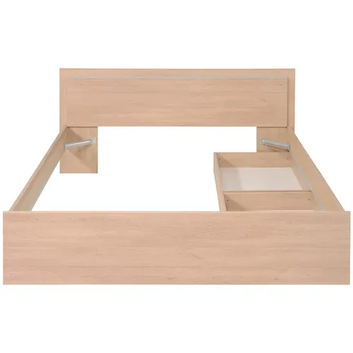 Lit 160x200 cm EKKO imitation chêne