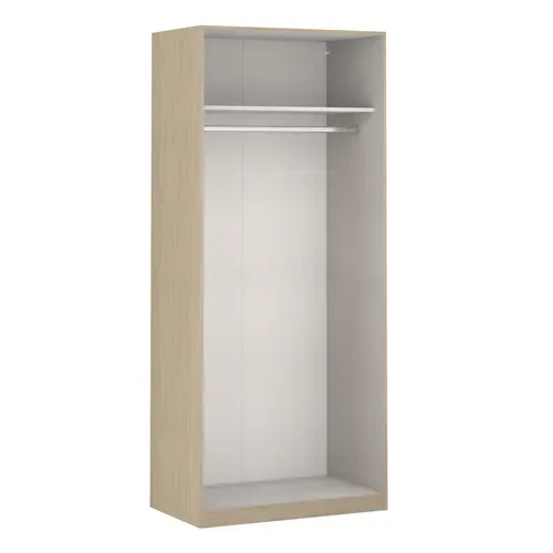 Caisson L100 x P59 x H232 cm Extenso imitation chêne