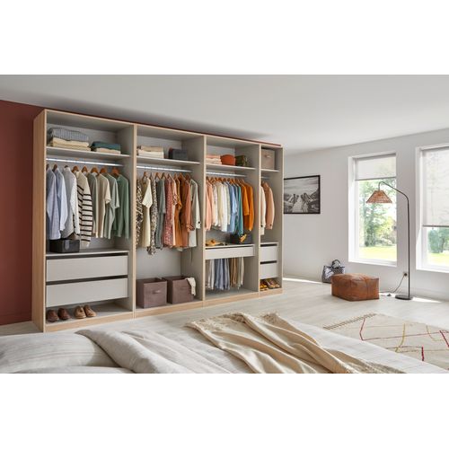 Lot de 2 tablettes L100 cm Extenso Textile lin