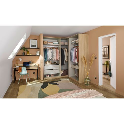 Extension de caisson d'angle Extenso imitation chêne