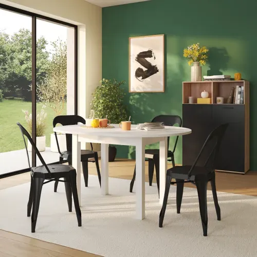 Chaise INDUSTRIEL 2 Noir vue d'ambiance 1