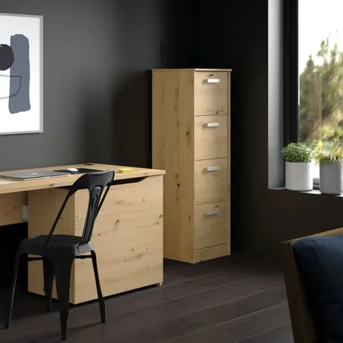 Classeur 4 tiroirs START UP Imitation chêne