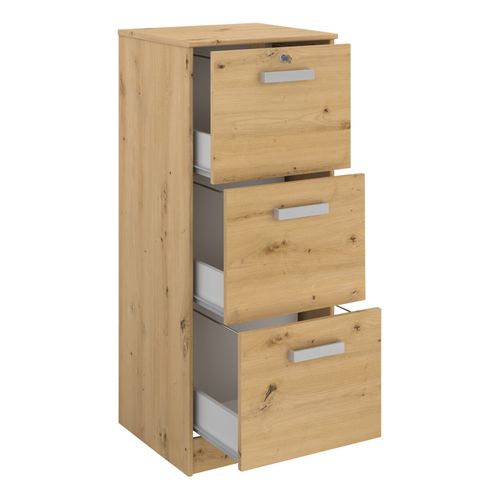 Classeur 3 tiroirs START UP Imitation chêne