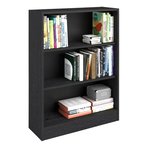 Bibus 2 tablettes MAYENCE Imitation chêne noir