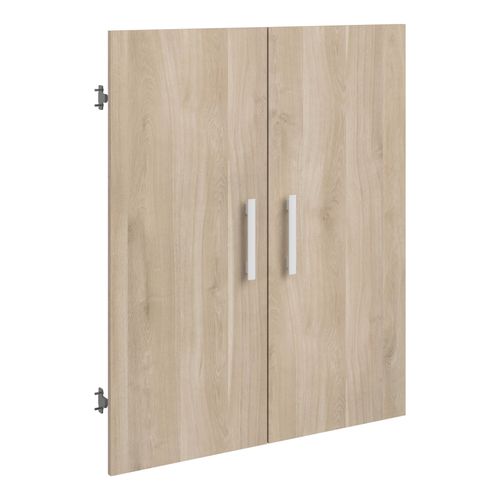 Lot de 2 portes MAYENCE Chêne clair