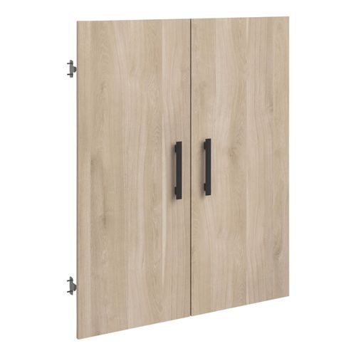 Lot de 2 portes MAYENCE Chêne clair