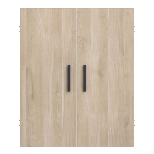 Lot de 2 portes MAYENCE Chêne clair