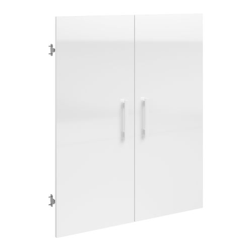 Lot de 2 portes MAYENCE Blanc brillant