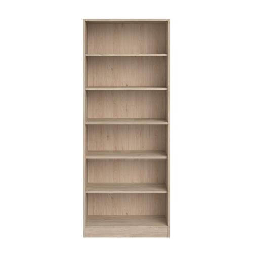 Bibliothèque 5 tablettes MAYENCE Imitation chêne