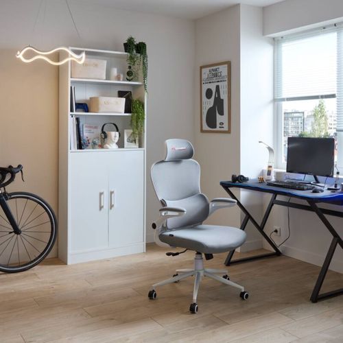 Bibliothèque 5 tablettes MAYENCE Blanc