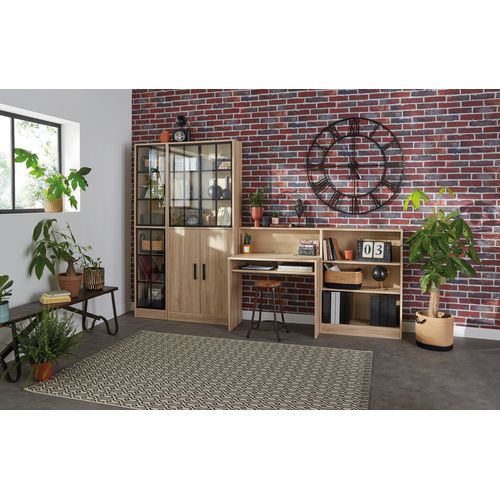 1/2 Bibus 2 tablettes MAYENCE Imitation chêne