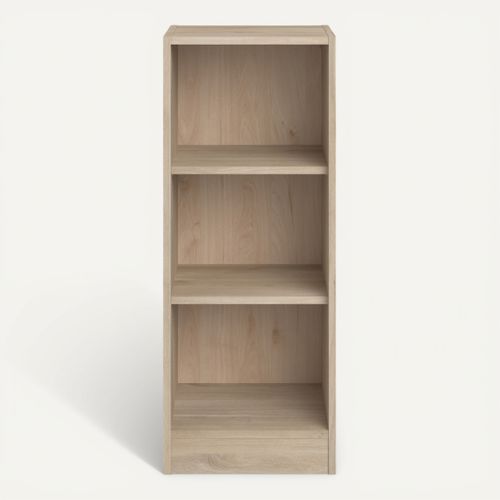 1/2 Bibus 2 tablettes MAYENCE Imitation chêne vue de face