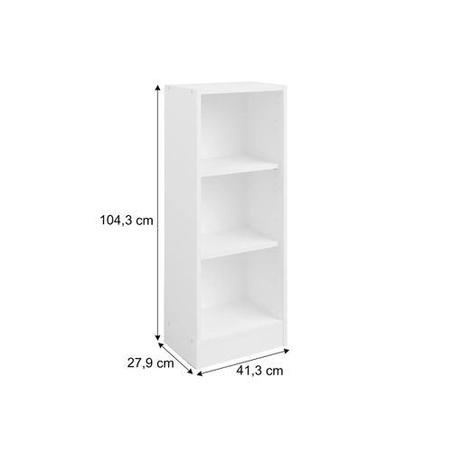 1/2 Bibus 2 tablettes MAYENCE Blanc