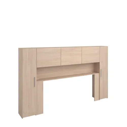 Armoires tête de lit 5P L.240 cm EKKO imitation chêne