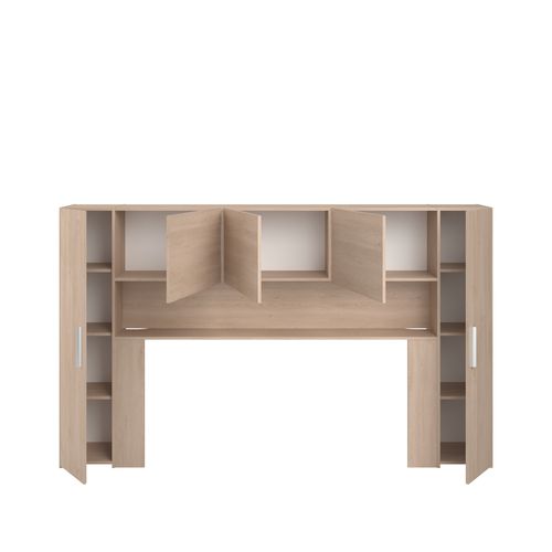 Armoires tête de lit 5P L.240 cm EKKO imitation chêne