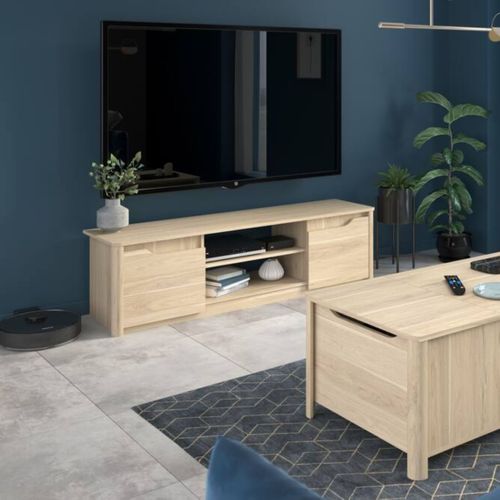 Meuble TV Wendy Imitation Chêne