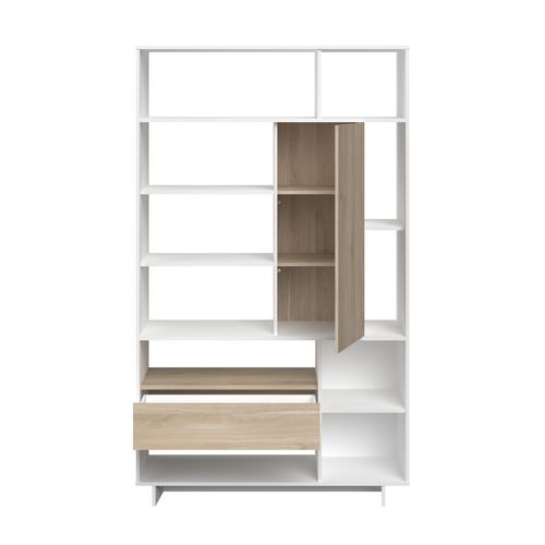 Séparation MAELLE Blanc / imitation chêne