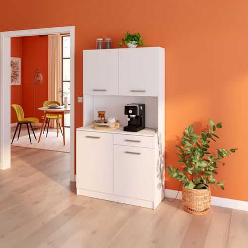 Buffet UNO blanc mat