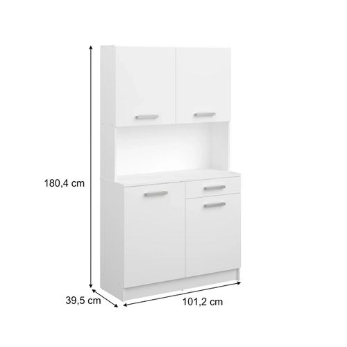 Buffet UNO blanc mat