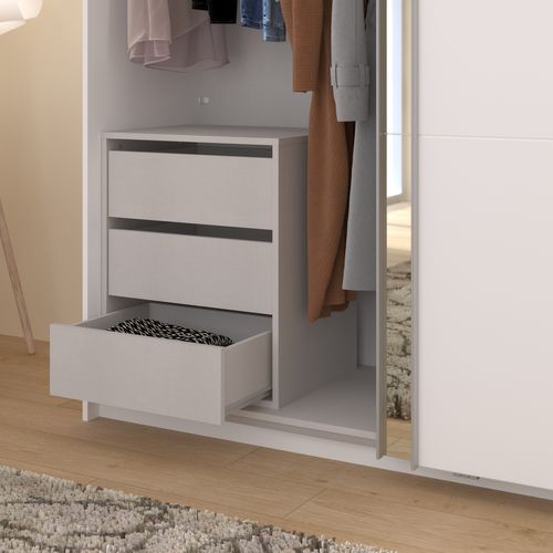 Bloc 3 tiroirs SWING blanc