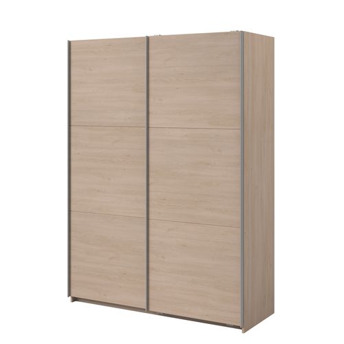 Armoire 2 portes couli. L.150 SWING imitation chêne