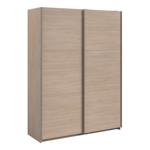 Armoire 2 portes couli. L.150 SWING imitation chêne
