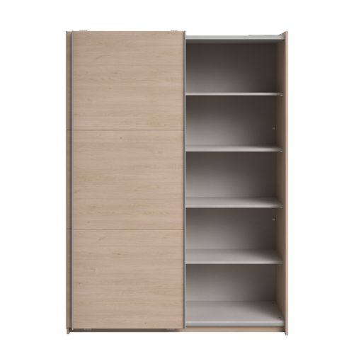 Armoire 2 portes couli. L.150 SWING imitation chêne