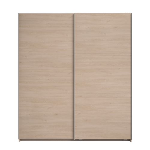 Armoire 2 portes couli. L.180 SWING imitation chêne