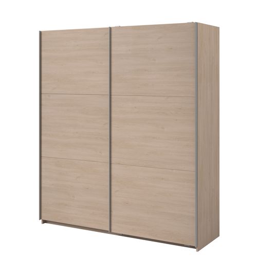 Armoire 2 portes couli. L.180 SWING imitation chêne