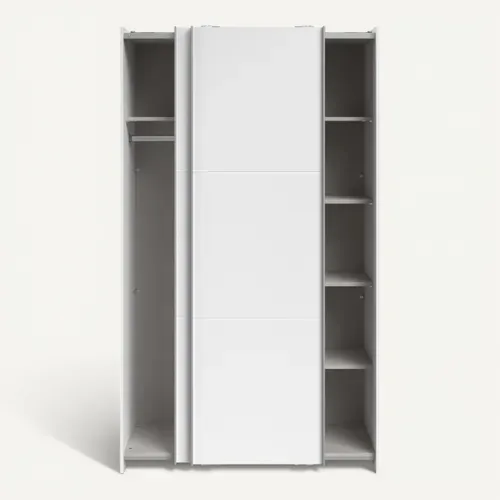Armoire 2 portes couli. L.120 SWING blanc