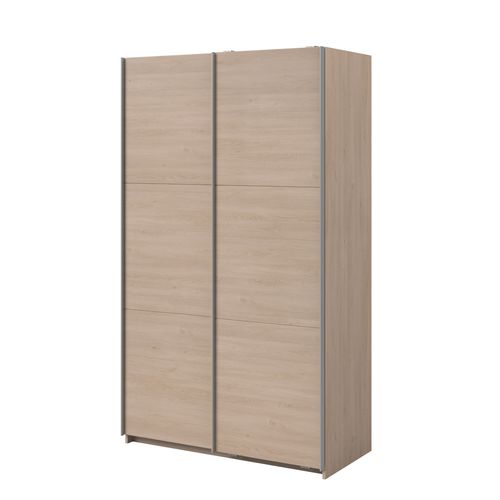 Armoire 2 portes couli. L.120 SWING imitation chêne
