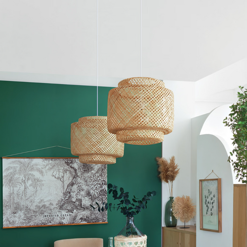 Suspension Bambou Liby Naturel D40