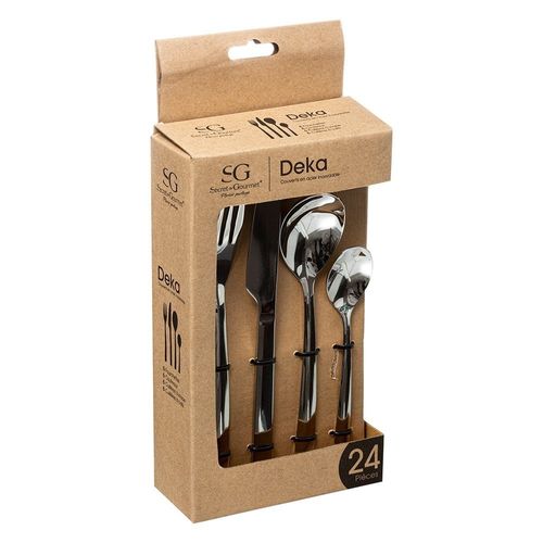 Ménagère Inox 24 Pièces Deka