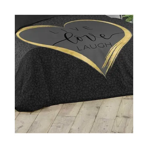 Housse De Couette 240x260 Crazy Love + 2 Taies 100% Coton 42 Fils