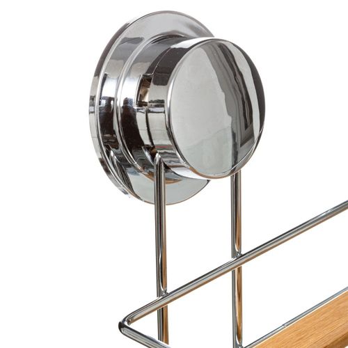 étagère 2 Niveaux Venterra Bambou Avec Ventouse