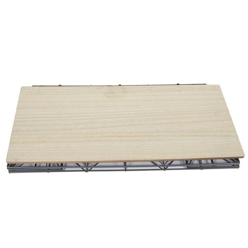Table Pliable Filaire Gris - 80 x 40 x 46 cm