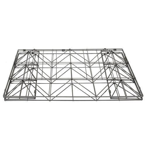 Table Pliable Filaire Gris - 80 x 40 x 46 cm