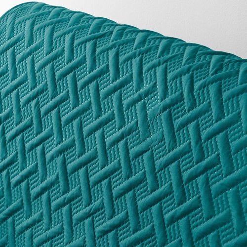 Protège Canapé 3 Places Matelassé 279x179 Uni Lounge Pétrole